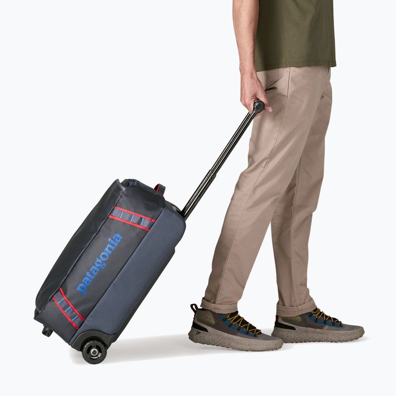 Cestovní taška Patagonia Black Hole Wheeled Duffel 40 l smolder blue/amanita red 5