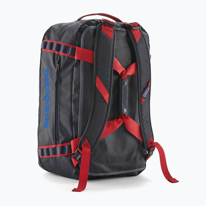 Cestovní taška Patagonia Black Hole Duffel 40 l smulder blue/amanita red 2
