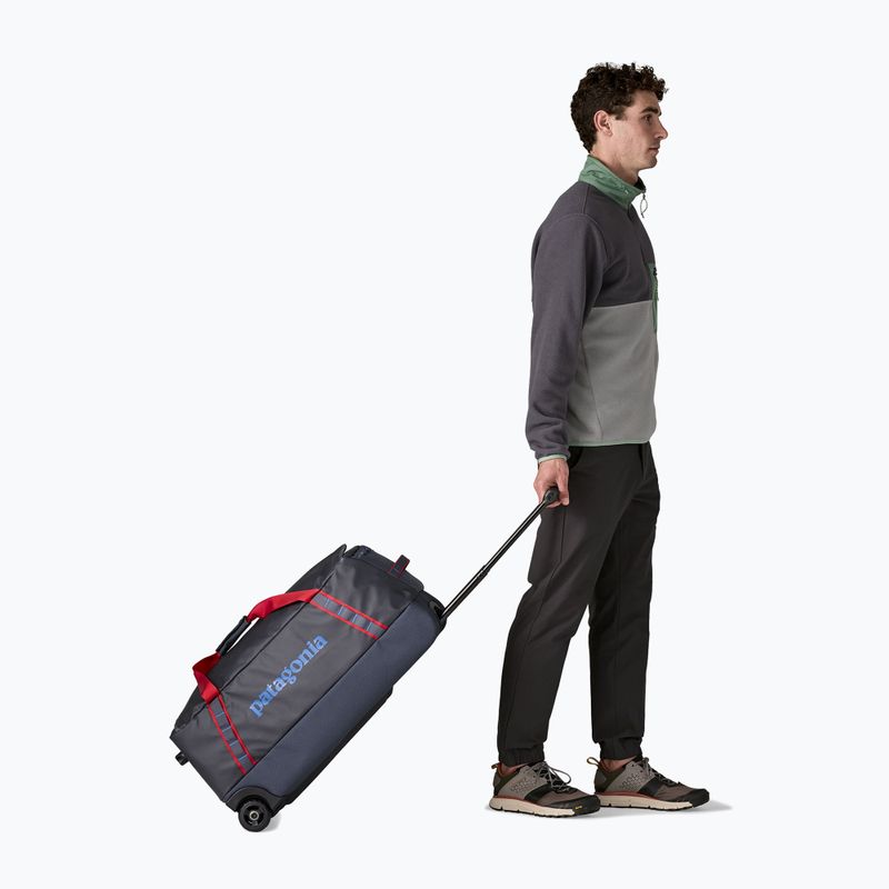 Cestovní taška Patagonia Black Hole Wheeled Duffel 70 l smolder blue/amanita red 5