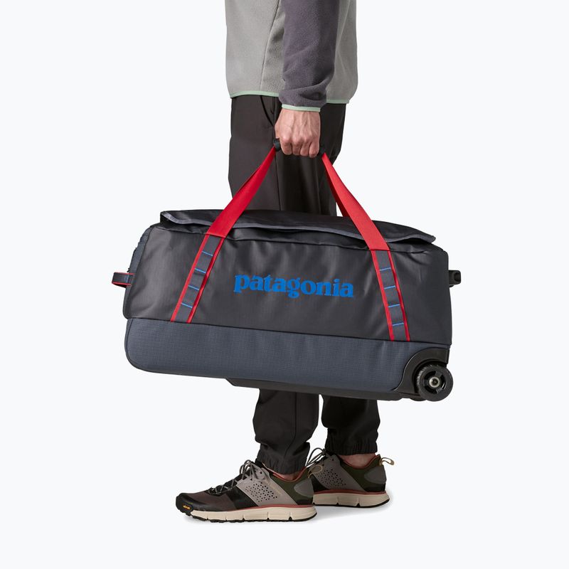 Cestovní taška Patagonia Black Hole Wheeled Duffel 70 l smolder blue/amanita red 6