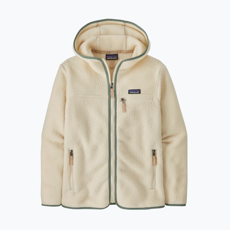 Dámská fleecová mikina Patagonia Retro Pile Hoody natural w/ellwood green 4