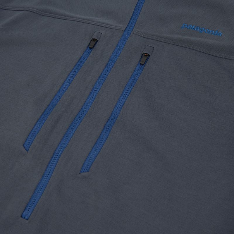 Pánská mikina Patagonia R1 Ultralight Hoody smolder blue 11