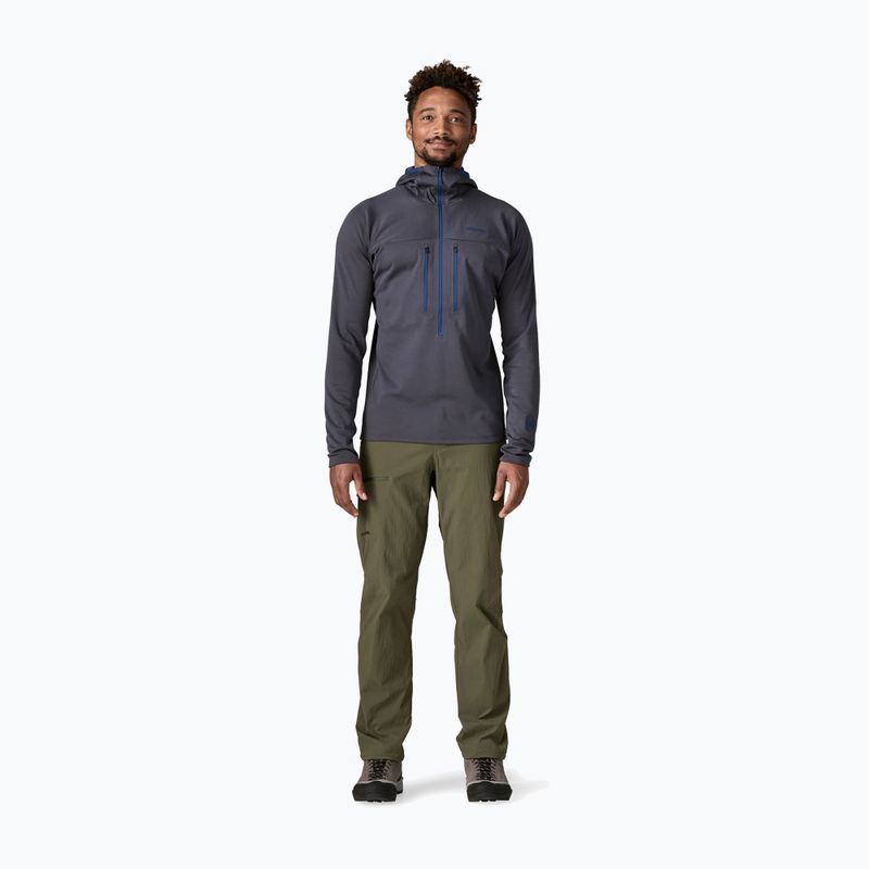 Pánská mikina Patagonia R1 Ultralight Hoody smolder blue 2