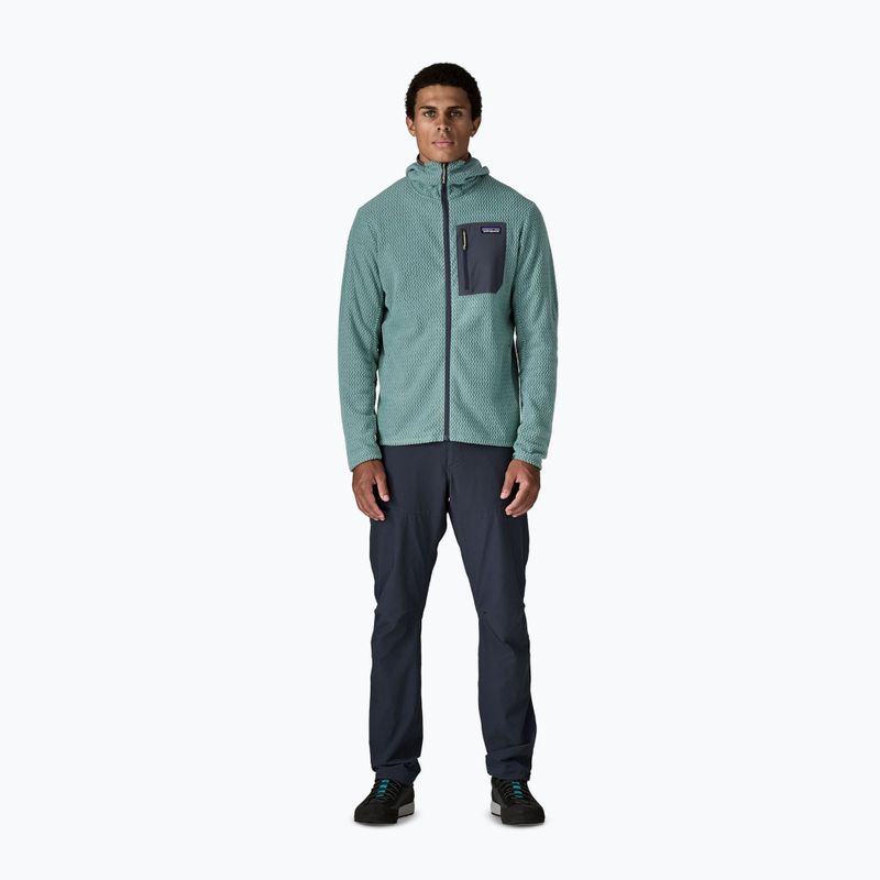 Pánská trekingová mikina Patagonia R1 Air Full Zip Hoody blue sage 2