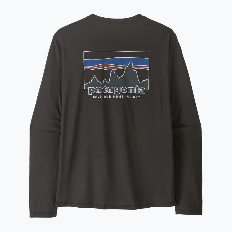 Pánské tričko Longsleeve Patagonia Capilene Cool Daily - '73 Skyline black 2