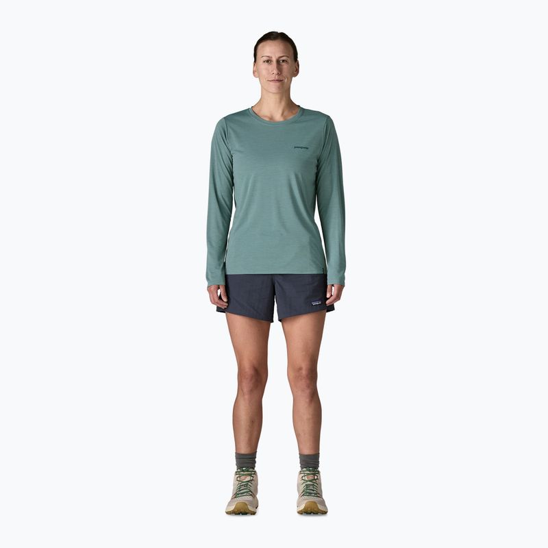 Dámské tričko Longsleeve Patagonia Capilene Cool Daily Shirt - Boardshort Logo blue sage/light blue sage x-dye 2