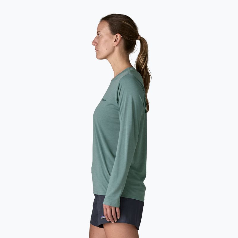 Dámské tričko Longsleeve Patagonia Capilene Cool Daily Shirt - Boardshort Logo blue sage/light blue sage x-dye 4