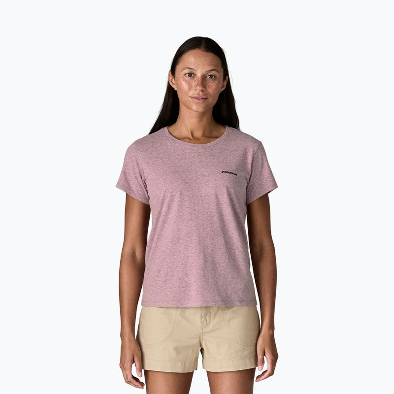Dámské tričko Patagonia P-6 Logo Responsibili-Tee qulet violet