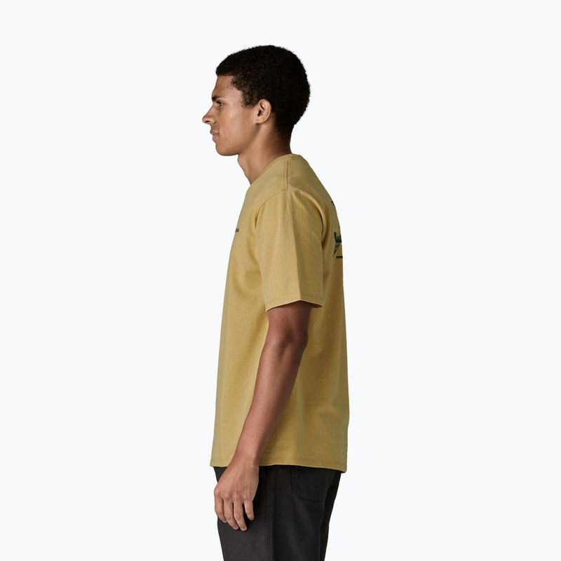 Pánské tričko Patagonia Flying Fish Responsibili Tee limestone yellow/heritage fitz 4