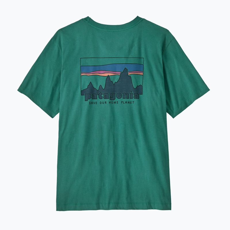 Pánské tričko Patagonia '73 Skyline gem green 2