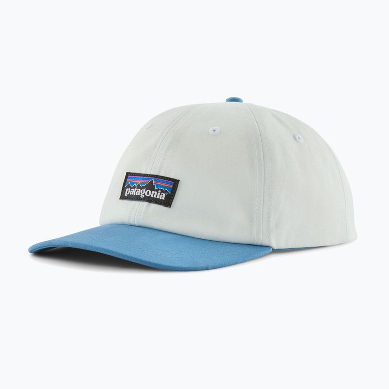 Kšiltovka Patagonia P-6 Label Trad birch white w/shore blue