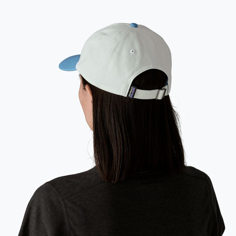 Kšiltovka Patagonia P-6 Label Trad birch white w/shore blue 3