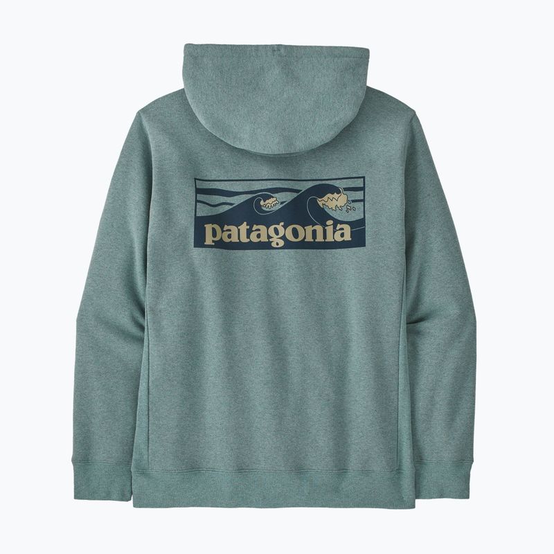 Pánská mikina Patagonia Boardshort Logo Uprisal Hoody blue sage 2