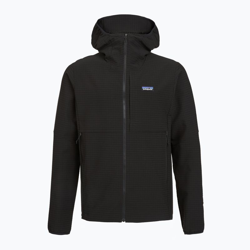 Pánská softshellová bunda Patagonia R1 TechFace Hoody black 2