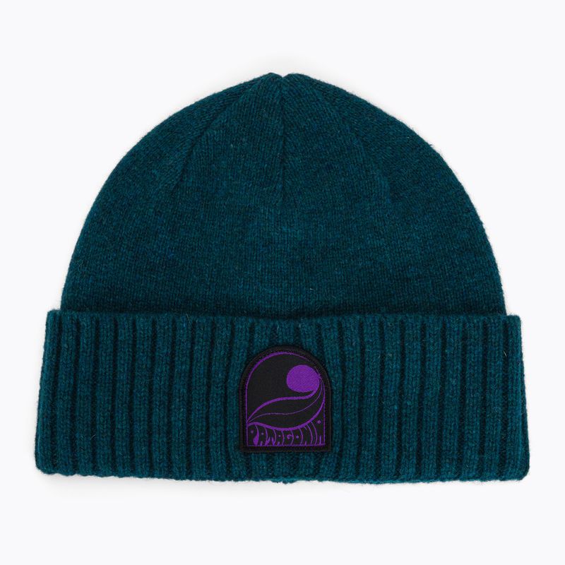 Zimní čepice Patagonia Brodeo Beanie pass it around: glacial blue