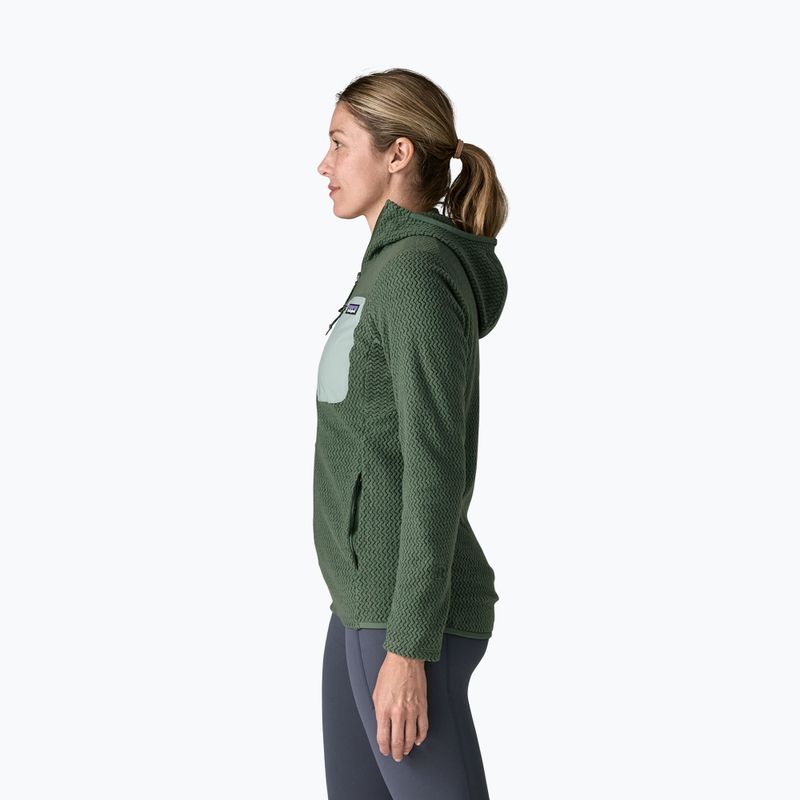 Dámská fleecová mikina Patagonia R1 Air Full-Zip Hoody canopy green 3