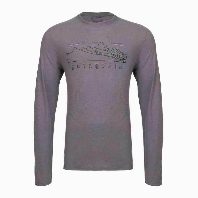 Pánské tričko Longsleeve Patagonia Cap Cool Trail Stratapeaks may grey