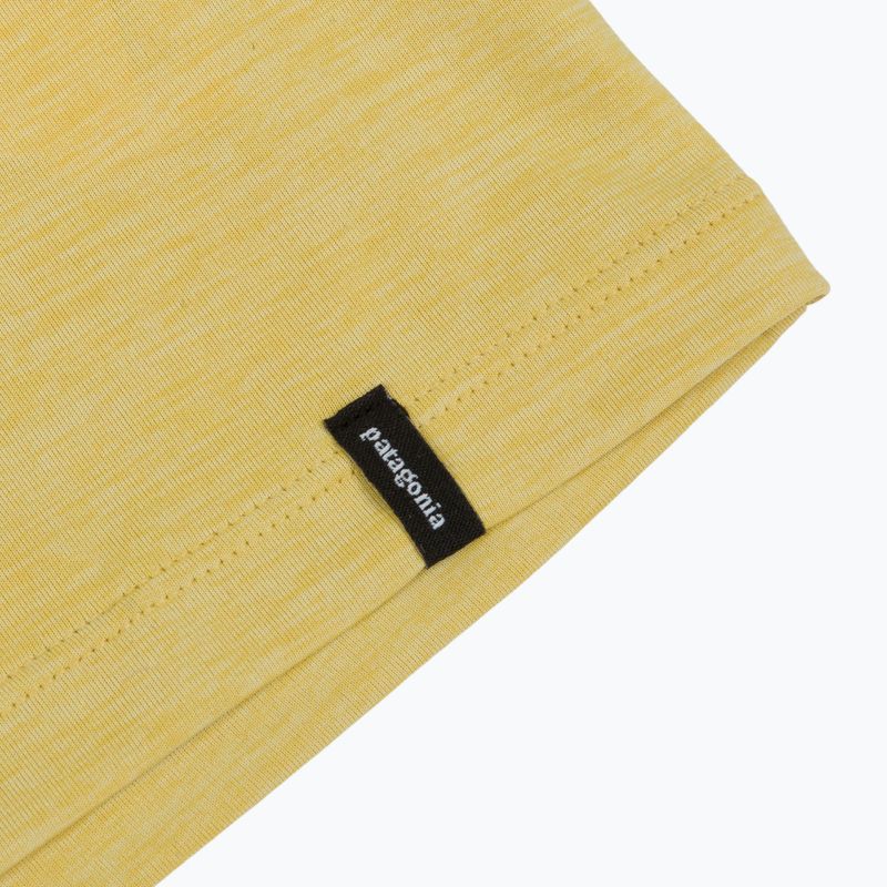Pánské tričko Longsleeve Patagonia Cap Cool Daily Boardshort Logo LS limestone yellow - Light Limestone yellow x-dye 4