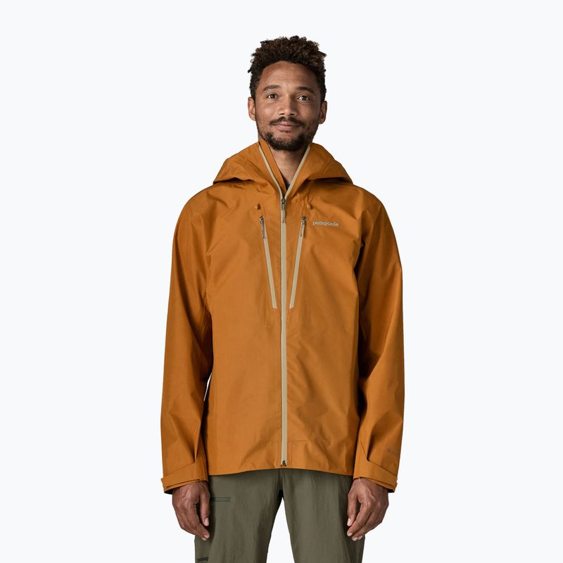 Pánská nepromokavá bunda Patagonia Triolet cinnamon brown 2
