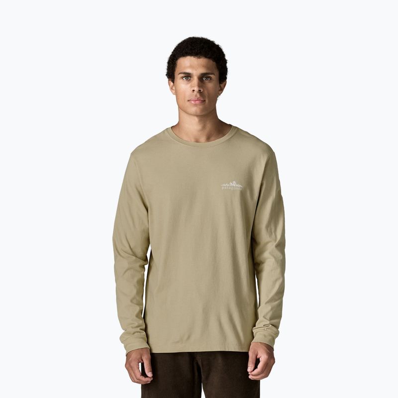 Pánské tričko Longsleeve Patagonia Fitz Roy Foothills LS weathered stone