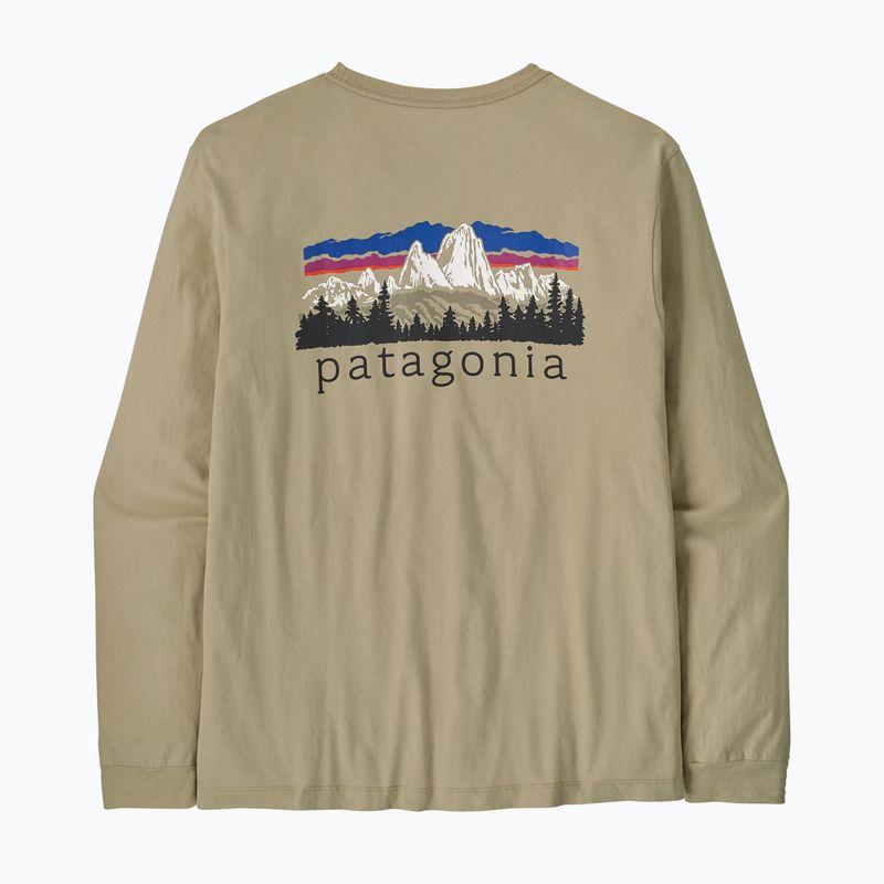 Pánské tričko Longsleeve Patagonia Fitz Roy Foothills LS weathered stone 3