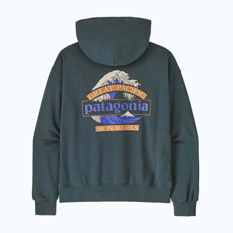 Dámská trekingová mikina Patagonia Great Waves Daily Hoody summit blue 2