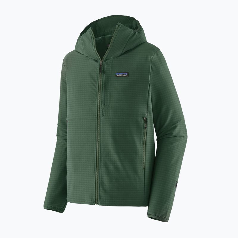 Pánská softshellová bunda Patagonia R1 TechFace Hoody canopy green 6