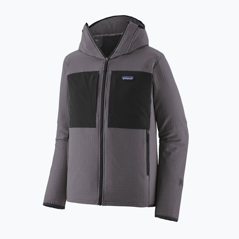 Pánská trekingová mikina Patagonia R2 TechFace Hoody may grey 2