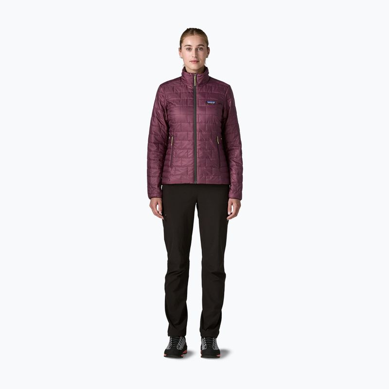 Dámská zateplená bunda Patagonia Nano Puff berry fig 2