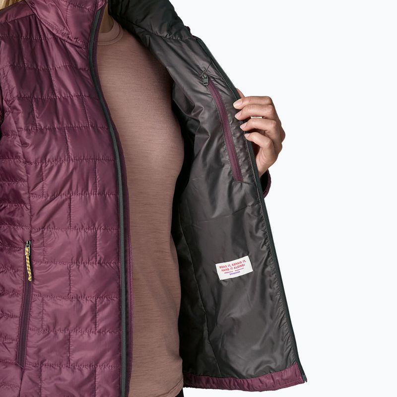 Dámská zateplená bunda Patagonia Nano Puff berry fig 7