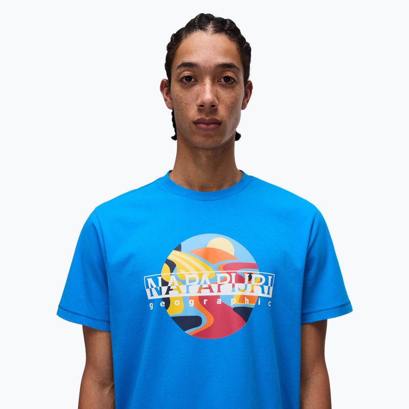 Pánské tričko Napapijri S-Valdor french blue B2W 3