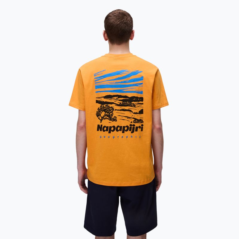 Pánské tričko Napapijri S-Vignonil Back apricot A70 2