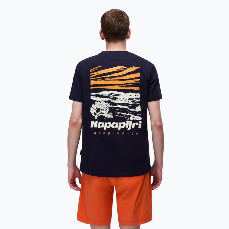 Pánské tričko Napapijri S-Vignonil Back blu marine 2