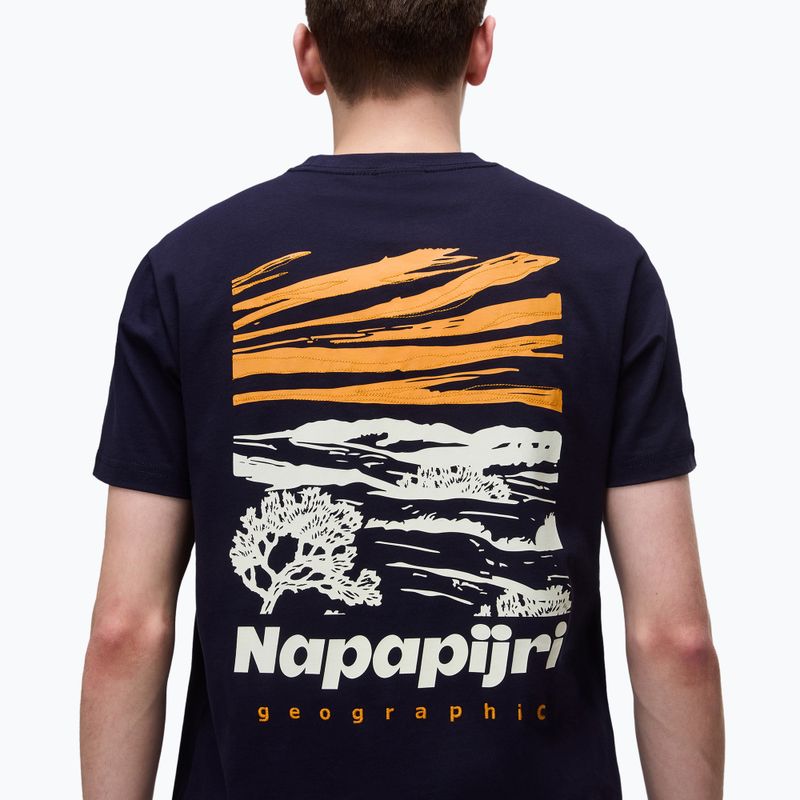 Pánské tričko Napapijri S-Vignonil Back blu marine 4