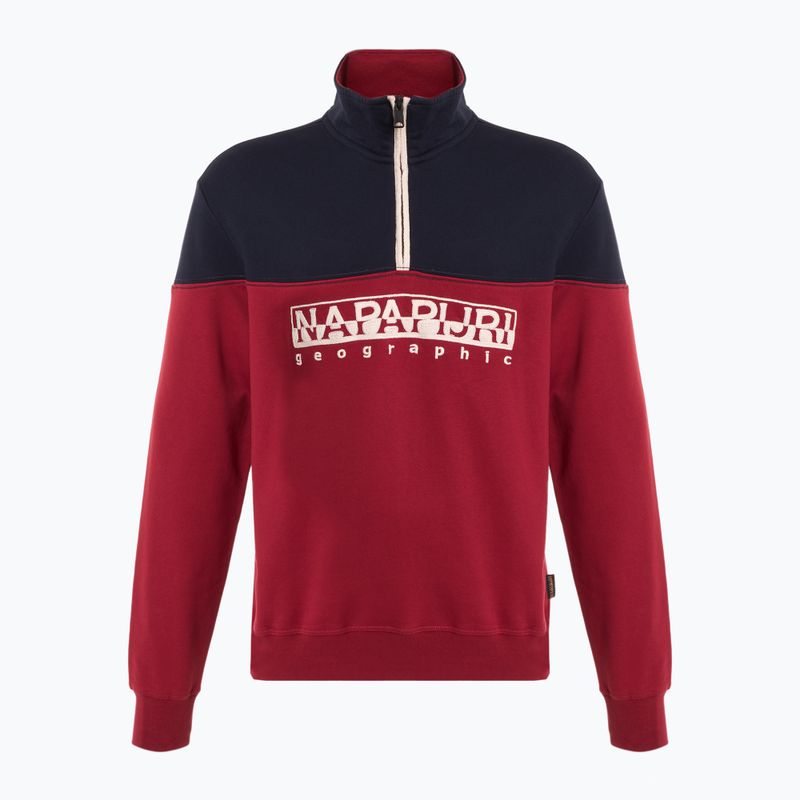 Pánská mikina Napapijri B-Saturnia HZ tibetan red R1E