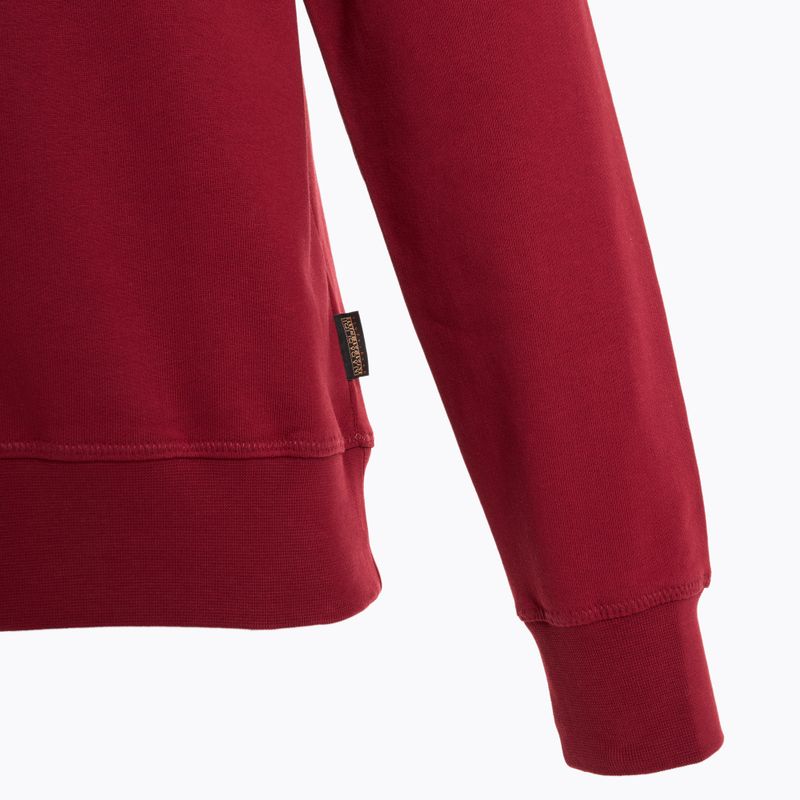Pánská mikina Napapijri B-Saturnia HZ tibetan red R1E 3