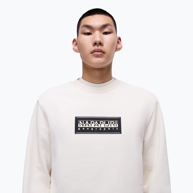 Pánská mikina Napapijri B-Box Logo C white whisper 3