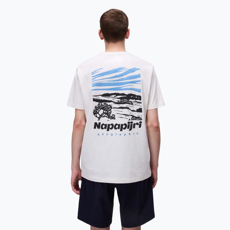 Pánské tričko Napapijri S-Vignonil Back white whisper 2