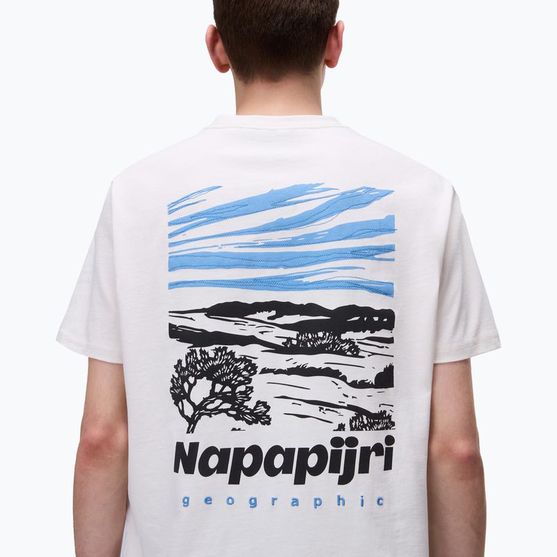 Pánské tričko Napapijri S-Vignonil Back white whisper 4