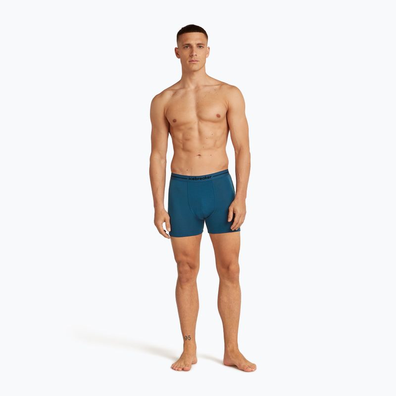 Pánské termální boxerky Icebreaker Anatomica atlantis 3