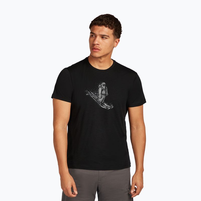 Pánské tričko icebreaker Merino 150 Tech Lite Skiing Yeti black