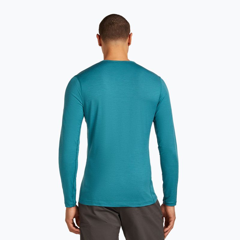 Pánské termo tričko Icebreaker Merino 200 Oasis Crewe Elevation Line topaz 3