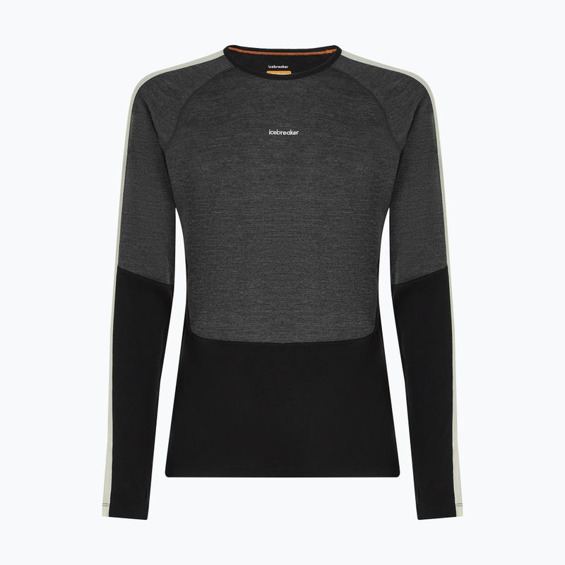 Pánské termo tričko Longsleeve Icebreaker Merino 200 Oasis+ LS Crewe 0JI black/jet heather/undyed/cb 7