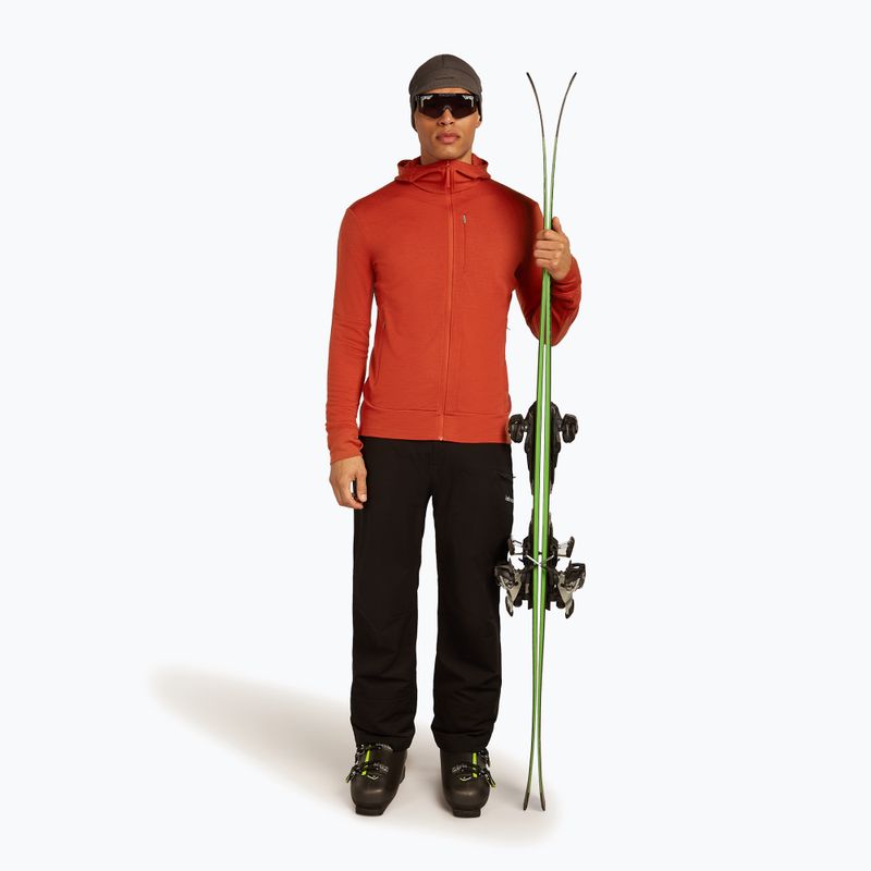 Pánská mikina Icebreaker Merino 260 Quantum IV Zip Hoodie agate 4