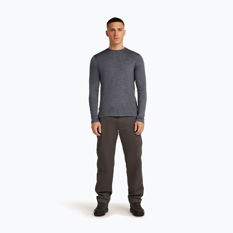 Pánské trekingové tričko Longsleeve Icebreaker Merino 125 Cool-Lite Sphere III Tee midnight navy heather 2