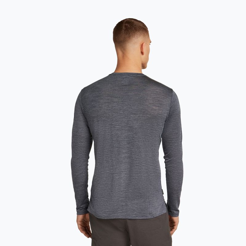 Pánské trekingové tričko Longsleeve Icebreaker Merino 125 Cool-Lite Sphere III Tee midnight navy heather 3