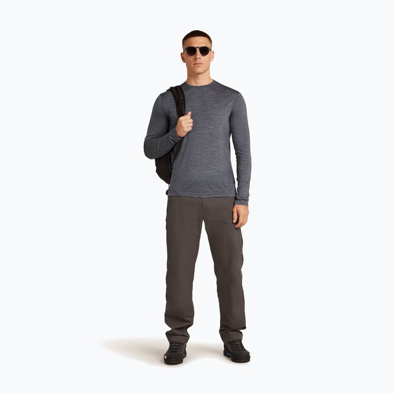 Pánské trekingové tričko Longsleeve Icebreaker Merino 125 Cool-Lite Sphere III Tee midnight navy heather 4