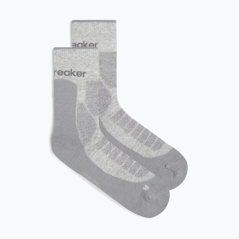 Pánské ponožky icebreaker Merino Hike+ Heavy Crew blizzard heather/alloy 2
