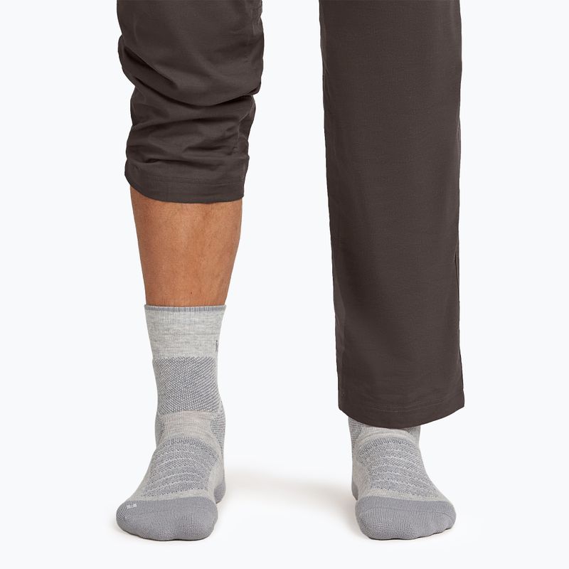 Pánské ponožky icebreaker Merino Hike+ Heavy Crew blizzard heather/alloy 3