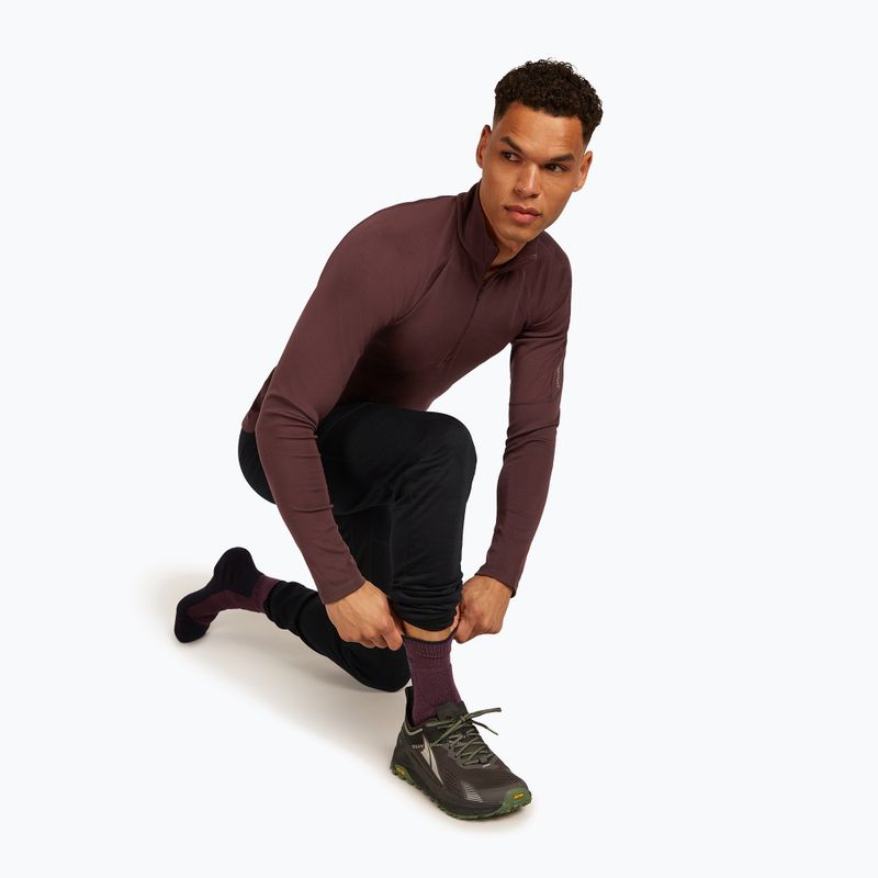Pánské ponožky icebreaker Merino Hike+ Heavy Crew java/black 4